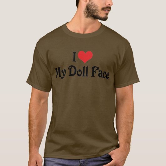 Ik Hou Van Mijn Poppengezicht T-shirt (Voorkant)