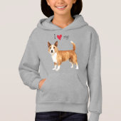 Ik hou van mijn Portugees Podengo Pequeno T-Shirt (Voorkant)