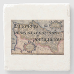 Ik hou van mijn Portugese ouders   Aangepaste Onde Stenen Onderzetter