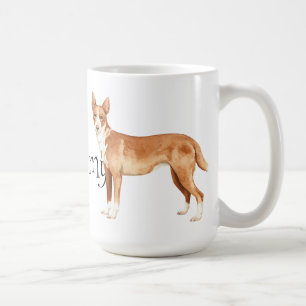 Ik hou van mijn Portugese podengo Koffiemok