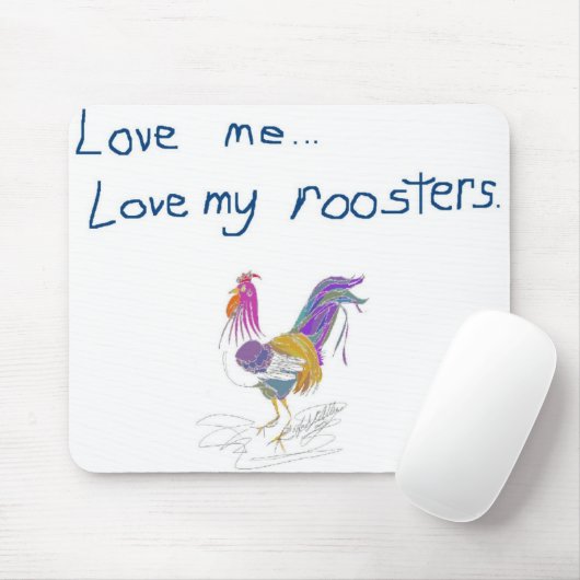 Ik hou van mijn posters muismat (Met muis)