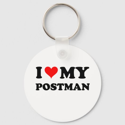 Ik hou van mijn postman sleutelhanger (Voorkant)