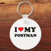 Ik hou van mijn postman sleutelhanger (Voorkant)