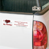 Ik hou van mijn POTSy Bumpersticker (Op Truck)