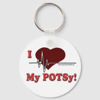 Ik hou van mijn POTSy Sleutelhanger