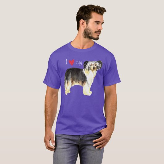 Ik hou van mijn powderpuff t-shirt (Voorkant volledig)