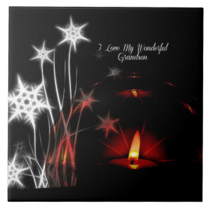 "Ik hou van mijn prachtige kleinzoon" Tegeltje