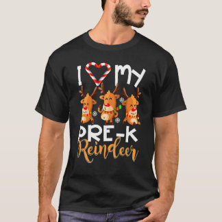Ik hou van mijn pre-renderende studenten leraar Ch T-shirt
