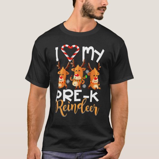 Ik hou van mijn pre-renderende studenten leraar Ch T-shirt (Voorkant)