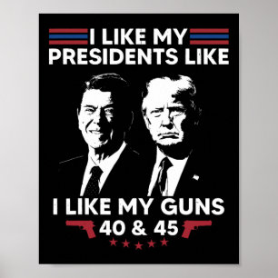 Ik hou van mijn Presidenten zoals ik van mijn Pist Poster