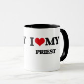 Ik hou van mijn priester mok (Voorkant rechts)