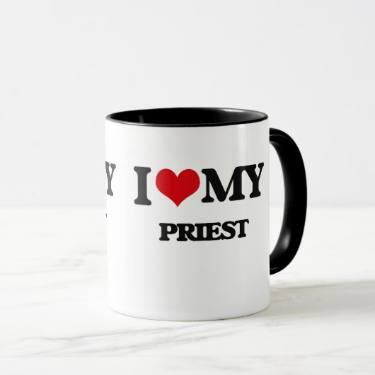 Ik hou van mijn priester mok (Voorkant rechts)