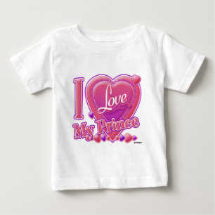 Ik hou van mijn prins roze/paars - hart