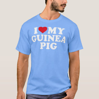 Ik hou van mijn proefkonijn t-shirt