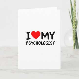 Ik hou van mijn psycholoog kaart