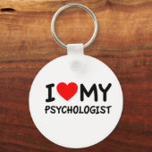 Ik hou van mijn psycholoog sleutelhanger (Voorkant)