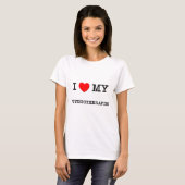 Ik hou van mijn PSYCHOTHERAPIST T-shirt (Voorkant volledig)