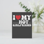 Ik hou van mijn psychotische Vriendin grappig in h Uitnodiging Briefkaart (Staand voorkant)