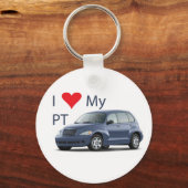 Ik hou van mijn PT Sleutelhanger (blauw) (Voorkant)