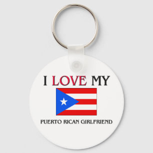 Ik hou van mijn Puerto Ricaans Vriendin Sleutelhanger