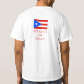 Ik hou van mijn Puerto Ricaanse koningin T Shirt (Achterkant)