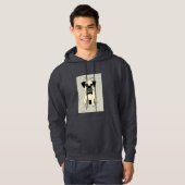 Ik hou van mijn Pug Hoodie (Voorkant volledig)
