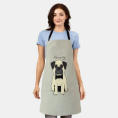 Ik hou van mijn Pug Schort (Gedragen)