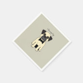 Ik hou van mijn Pug Servet (Hoek)