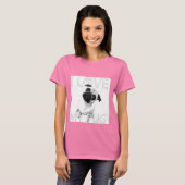 Ik hou van mijn pug t-shirt (Voorkant volledig)