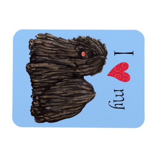 Ik hou van mijn Puli Magneet (Horizontaal)