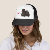 Ik hou van mijn Puli Trucker Pet (In situ)