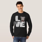 Ik hou van mijn Pumi hond T-shirt (Voorkant volledig)