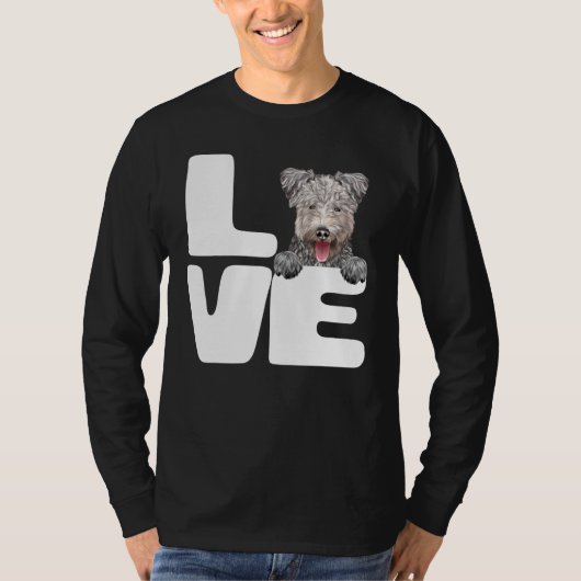 Ik hou van mijn Pumi hond T-shirt (Voorkant)