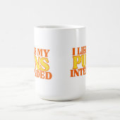 Ik hou van mijn puns bedoelde koffie Mok (Center)