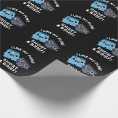 Ik hou van mijn puns, korte en korte grappige onde cadeaupapier (Hoek)