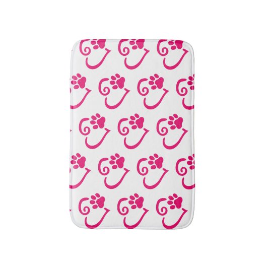 Ik hou van mijn puppy badmat (Voorkant Verticaal)