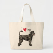 Ik hou van mijn PWD Grote Tote Bag (Voorkant)