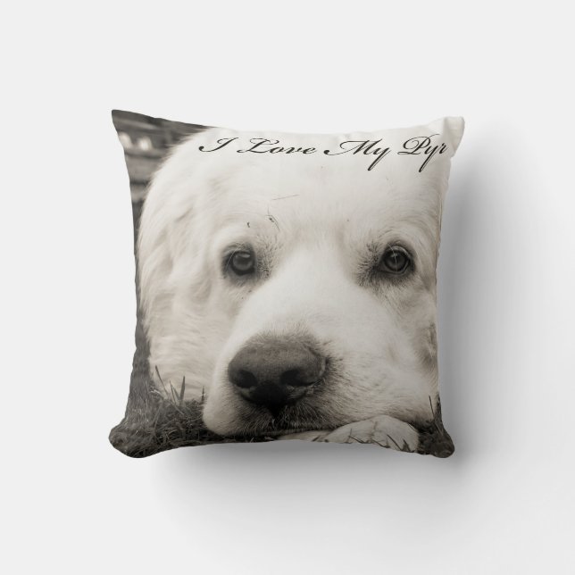 Ik hou van mijn pyrr pillow kussen (Voorkant)
