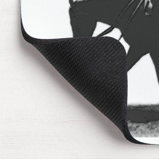 Ik hou van mijn QH-muispad Muismat (Hoek)