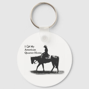 Ik hou van mijn QH Sleutelhanger