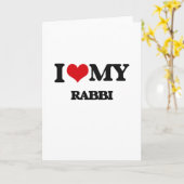 Ik hou van mijn Rabbi Kaart (Gele Bloem)