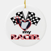 Ik hou van mijn racisme keramisch ornament (Achterkant)