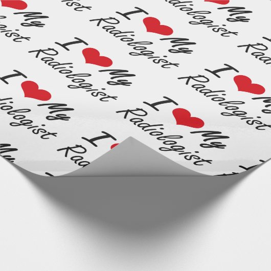 Ik hou van mijn radioloog cadeaupapier (Hoek)