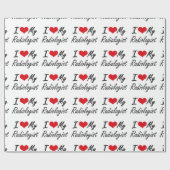 Ik hou van mijn radioloog cadeaupapier (Vlak)