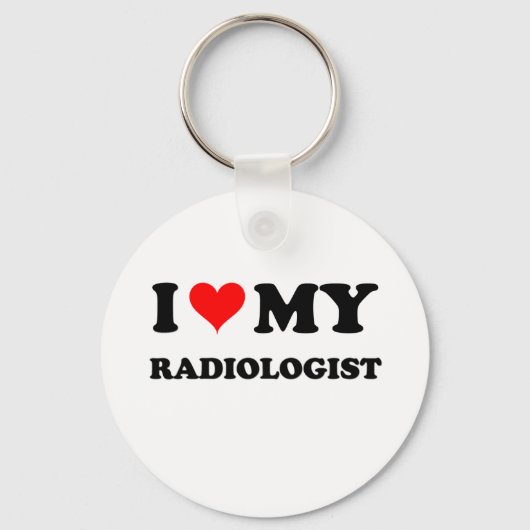 Ik hou van mijn radioloog sleutelhanger (Voorkant)