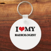 Ik hou van mijn radioloog sleutelhanger (Voorkant)