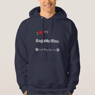 Ik hou van mijn RagaMuffins (meerdere katten) Hoodie