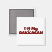 Ik hou van mijn RAKKASAN Magneet (Voorkant / Achterkant)