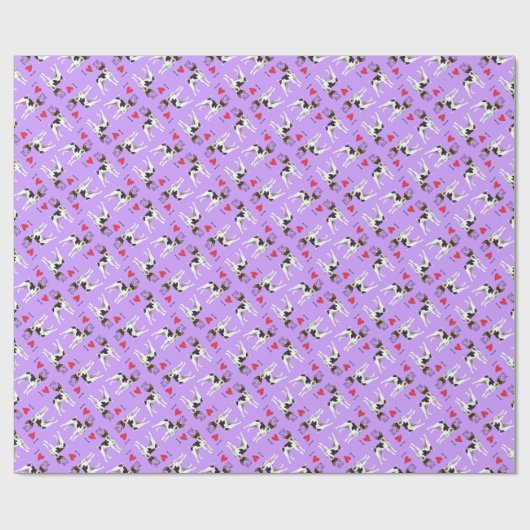 Ik hou van mijn Rat Terrier Cadeaupapier (Vlak)