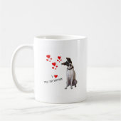 Ik hou van mijn Rat Terrier Koffiemok (Links)